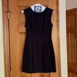 Midnight Blue Fitted Formal Dress